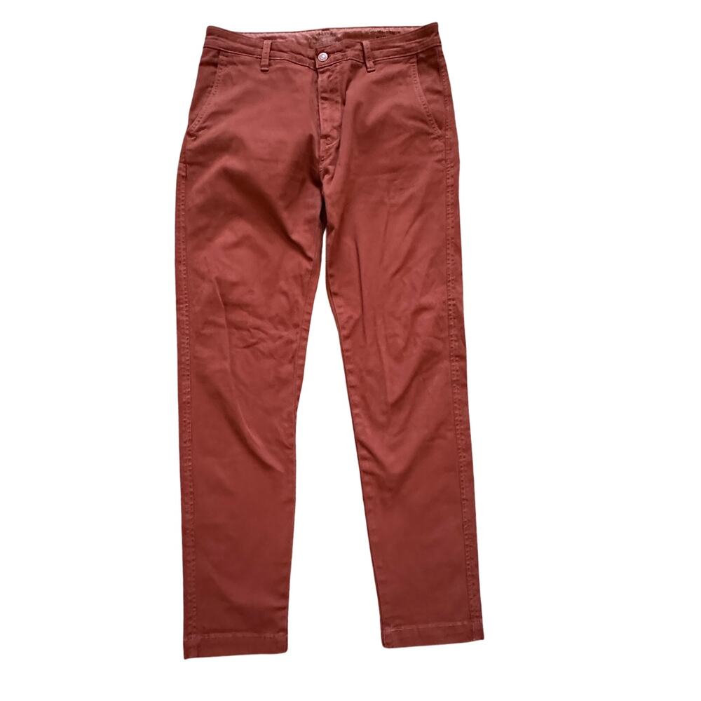 LEVI'S XX CHINO Pants Brick Red Size 31x32 Classic Business Casual Streetwear